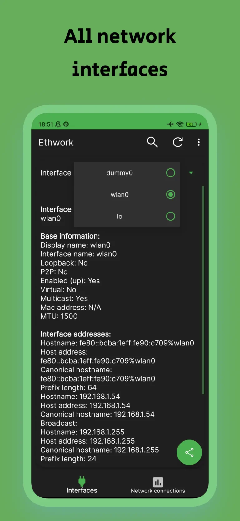 Ethwork Netstat & Interfaces MOD APK 3