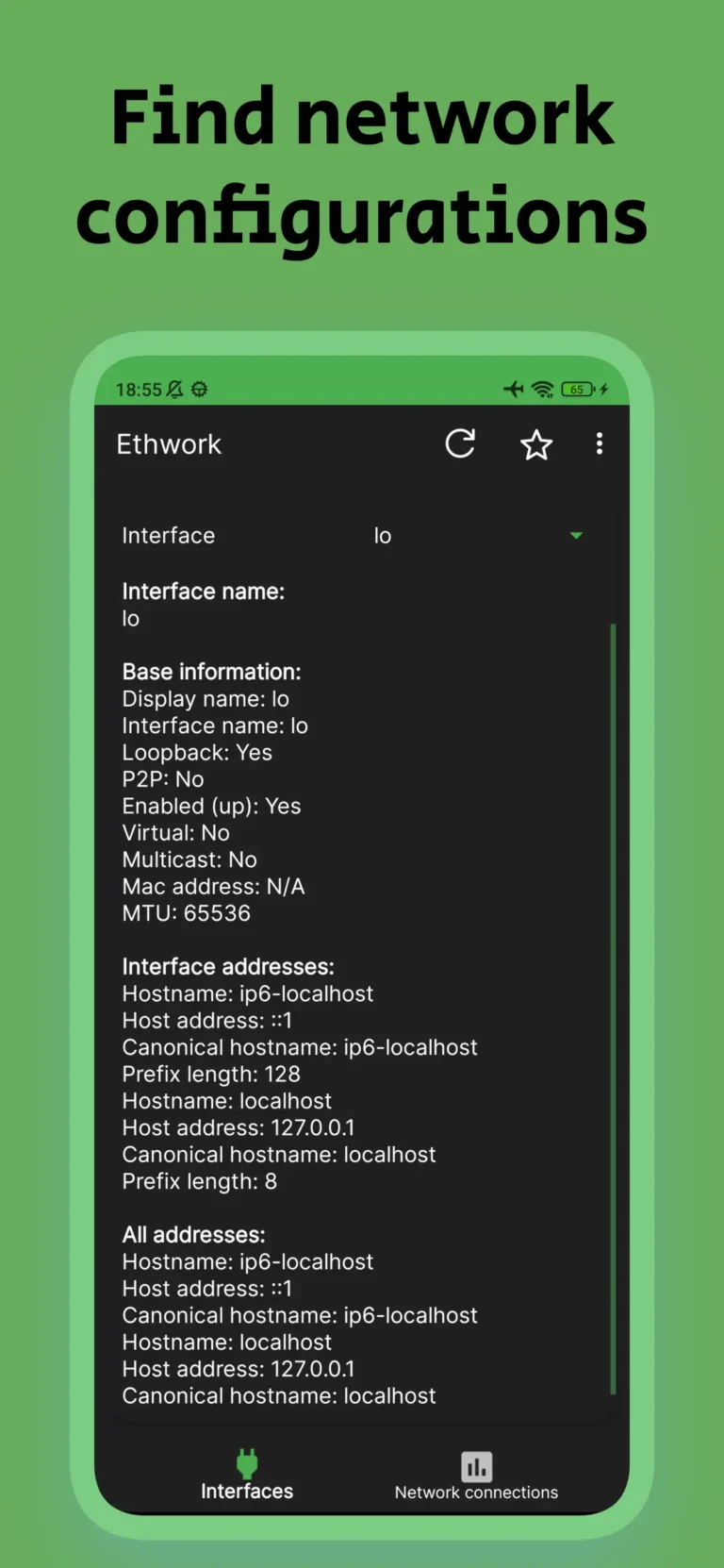 Ethwork Netstat & Interfaces MOD APK 5