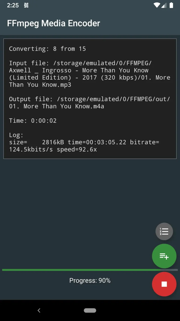 FFmpeg Media Encoder MOD APK 3