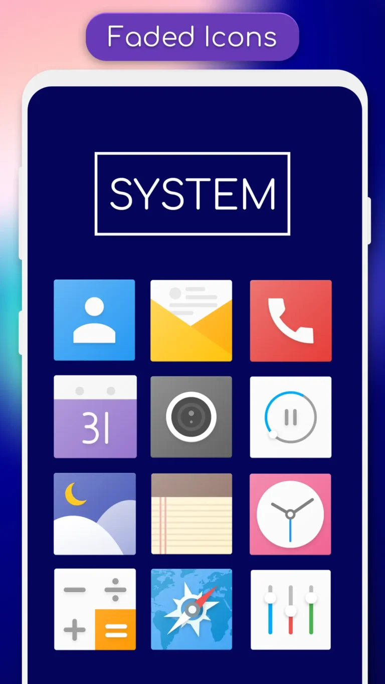 Faded Icon Pack MOD APK 3