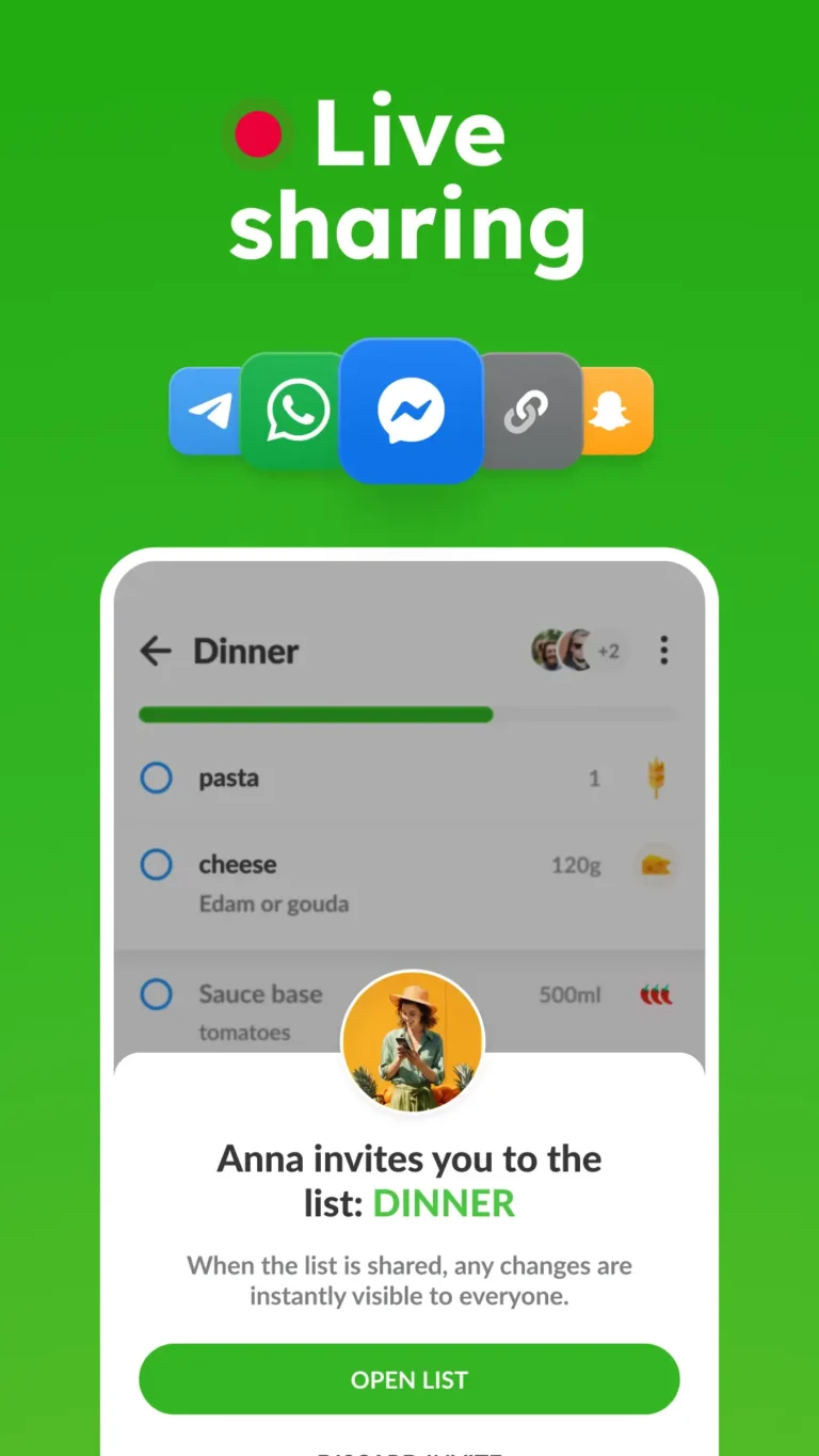 Grocery Shopping List Listonic MOD APK 3