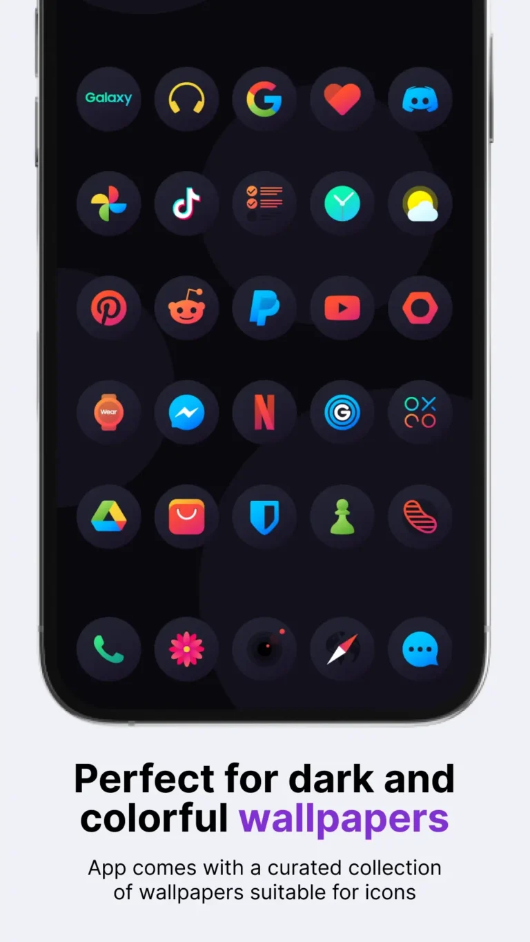 Hera Dark Circle Icon Pack MOD APK 2