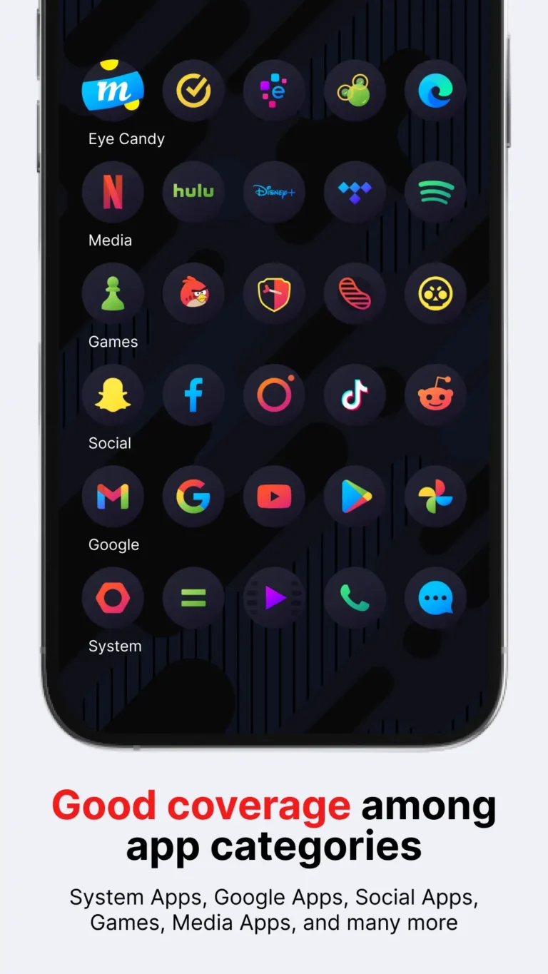 Hera Dark Circle Icon Pack MOD APK 4