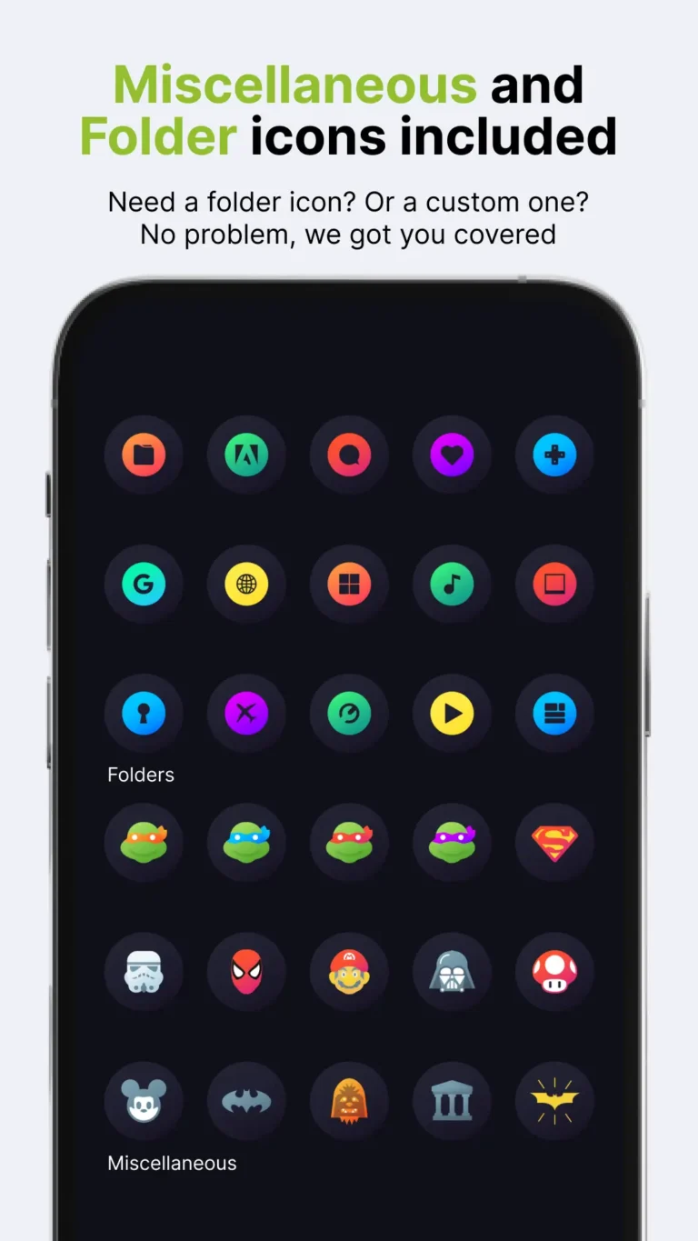 Hera Dark Circle Icon Pack MOD APK 5