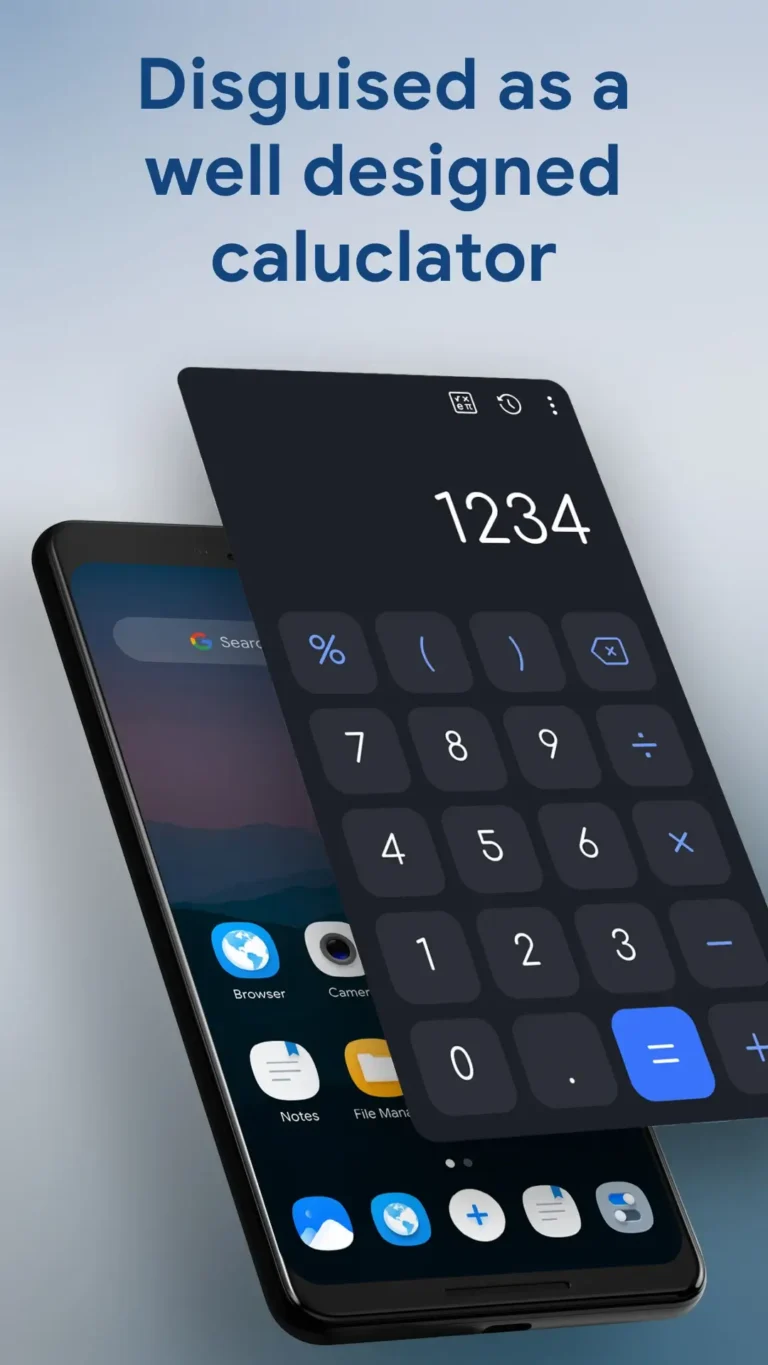HideU Calculator Lock MOD APK 1