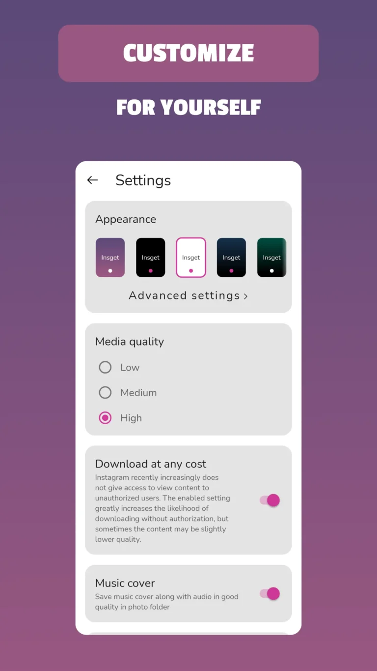 Insget Instagram Downloader MOD APK 4