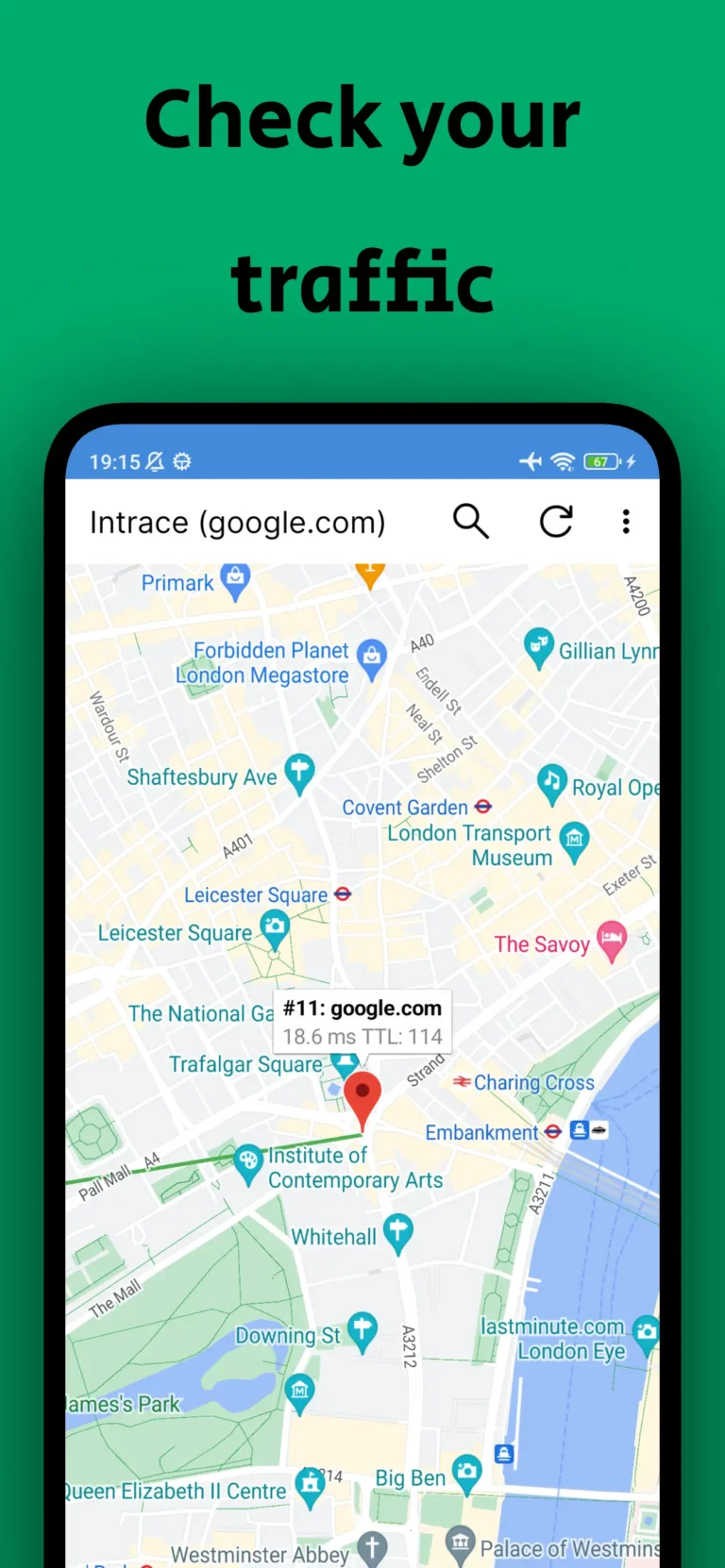 Intrace Visual Traceroute MOD APK 2