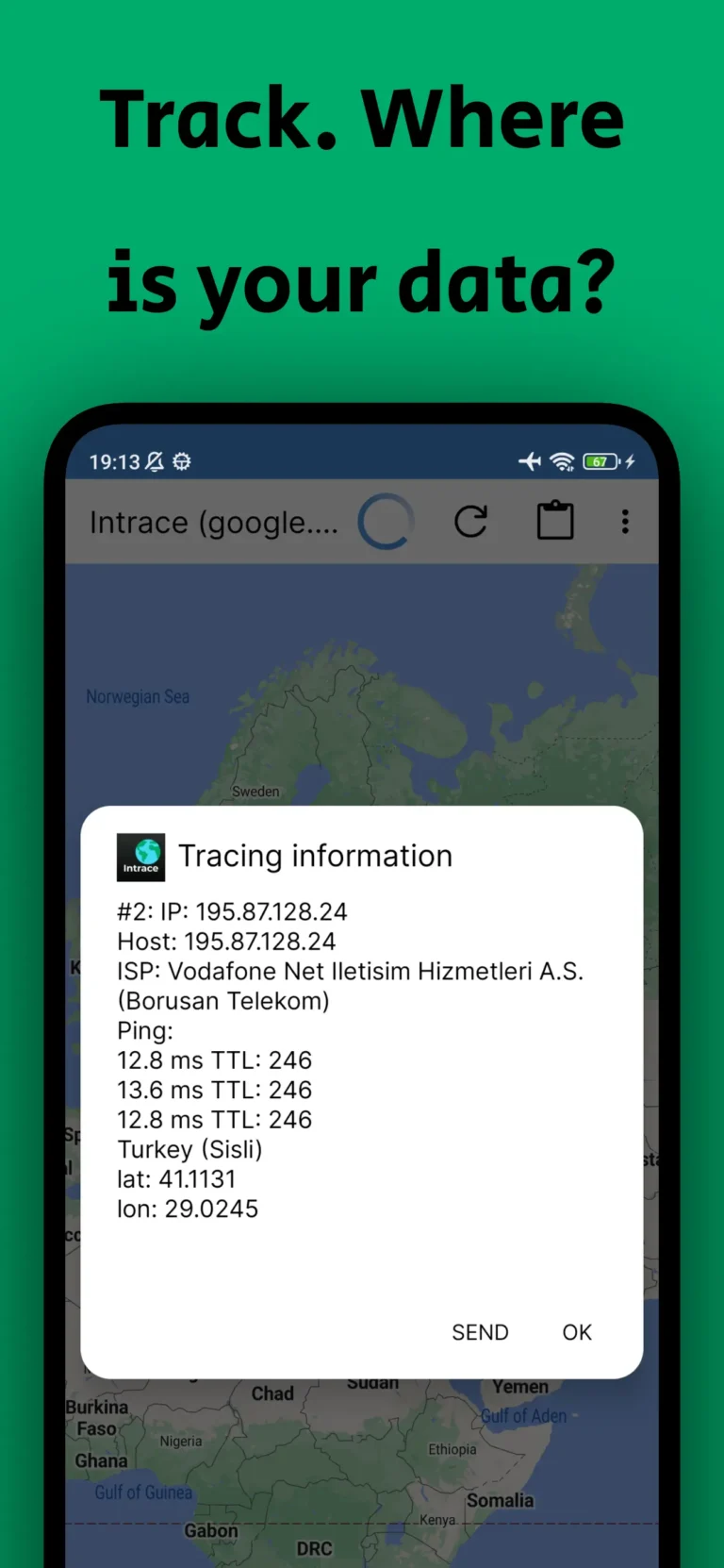 Intrace Visual Traceroute MOD APK 4