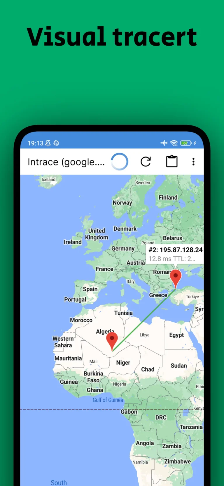 Intrace Visual Traceroute MOD APK 5
