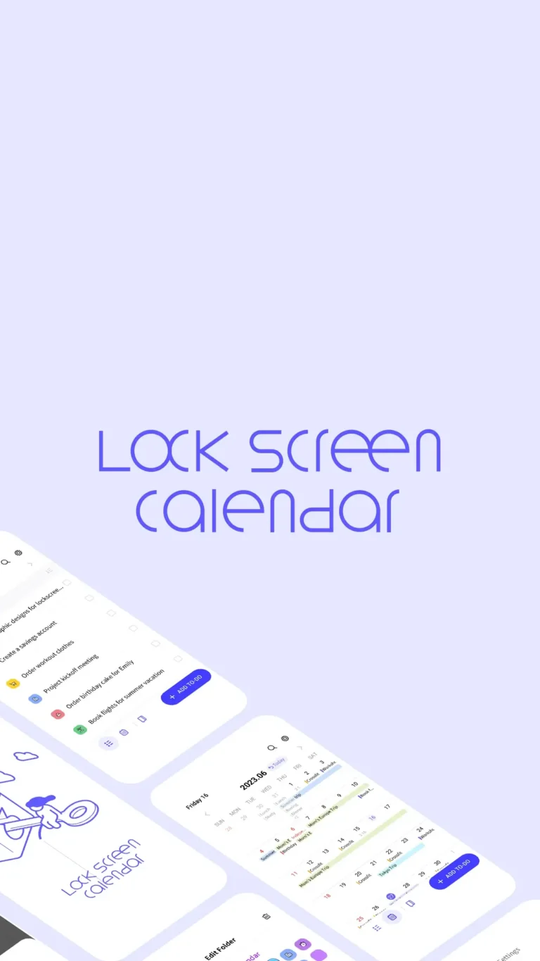LockScreen Calendar Schedule MOD APK 1