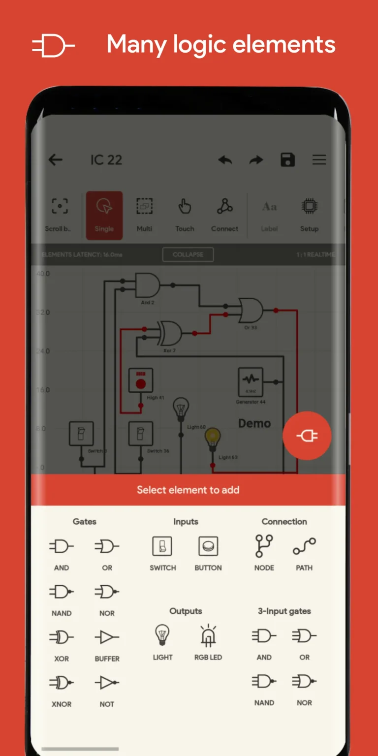 Logic Circuit Simulator Pro MOD APK 3