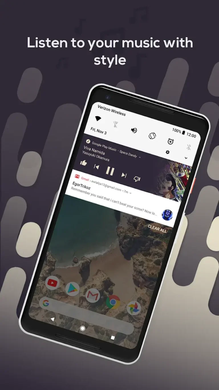 Material Notification Shade MOD APK 1