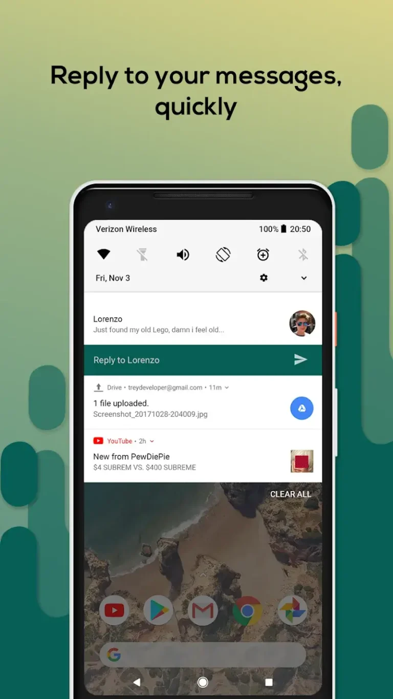 Material Notification Shade MOD APK 2