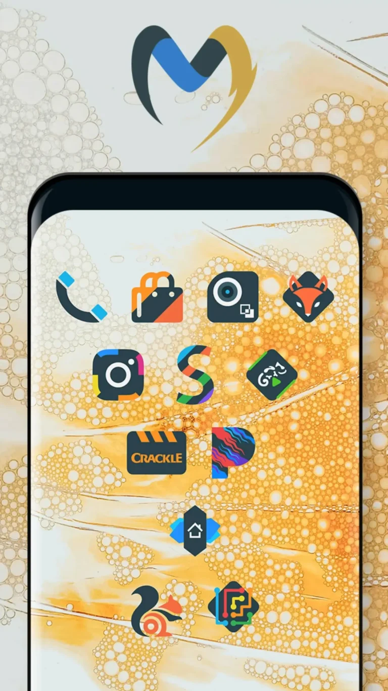 Material UI Dark Icon Pack MOD APK 4
