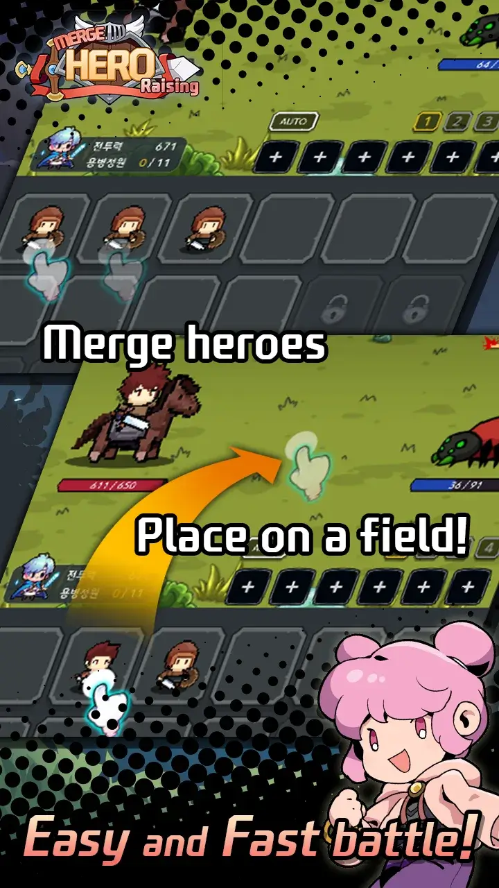 Merge Hero Raising MOD APK 3