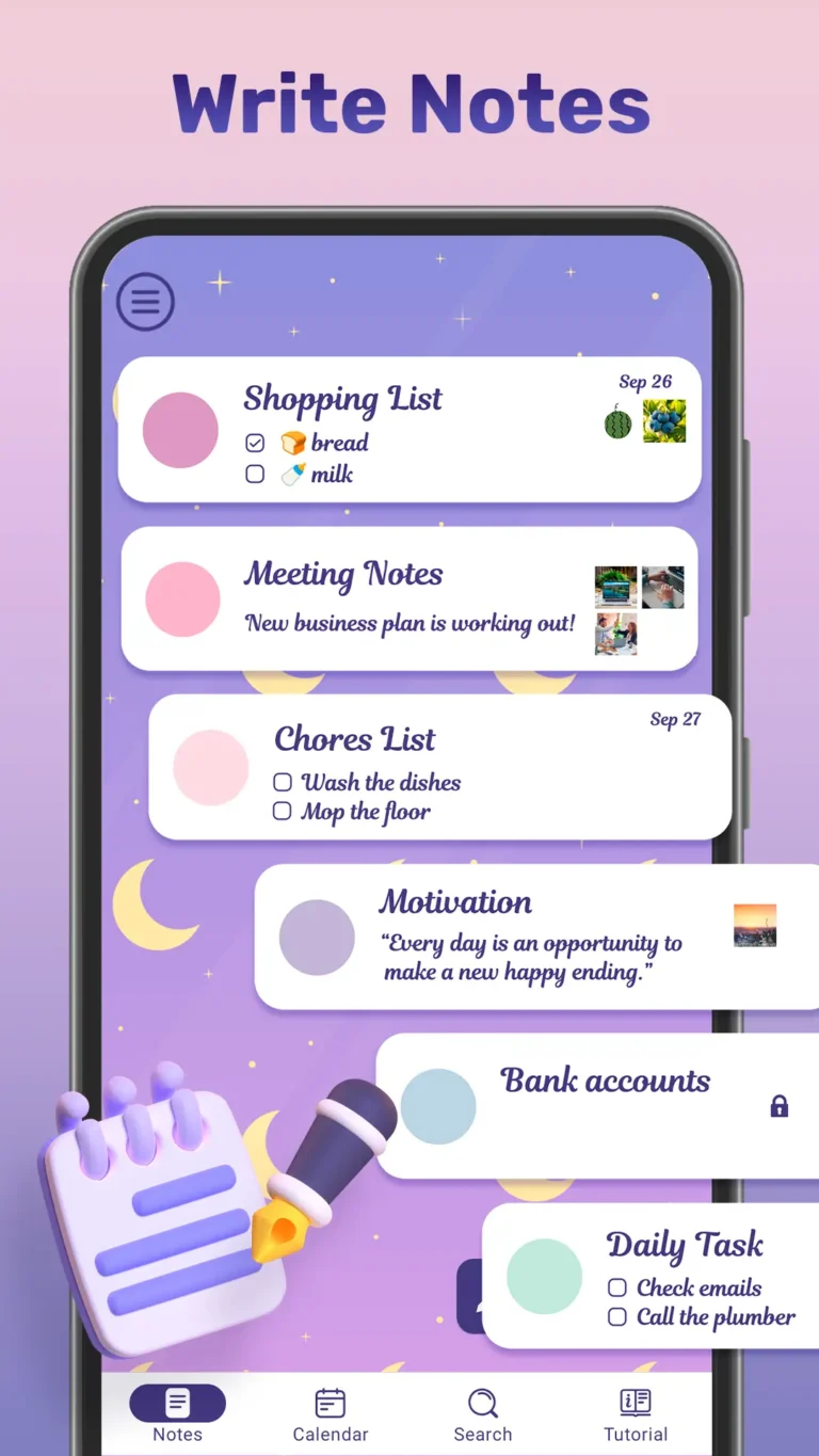 My Color Note MOD APK 1
