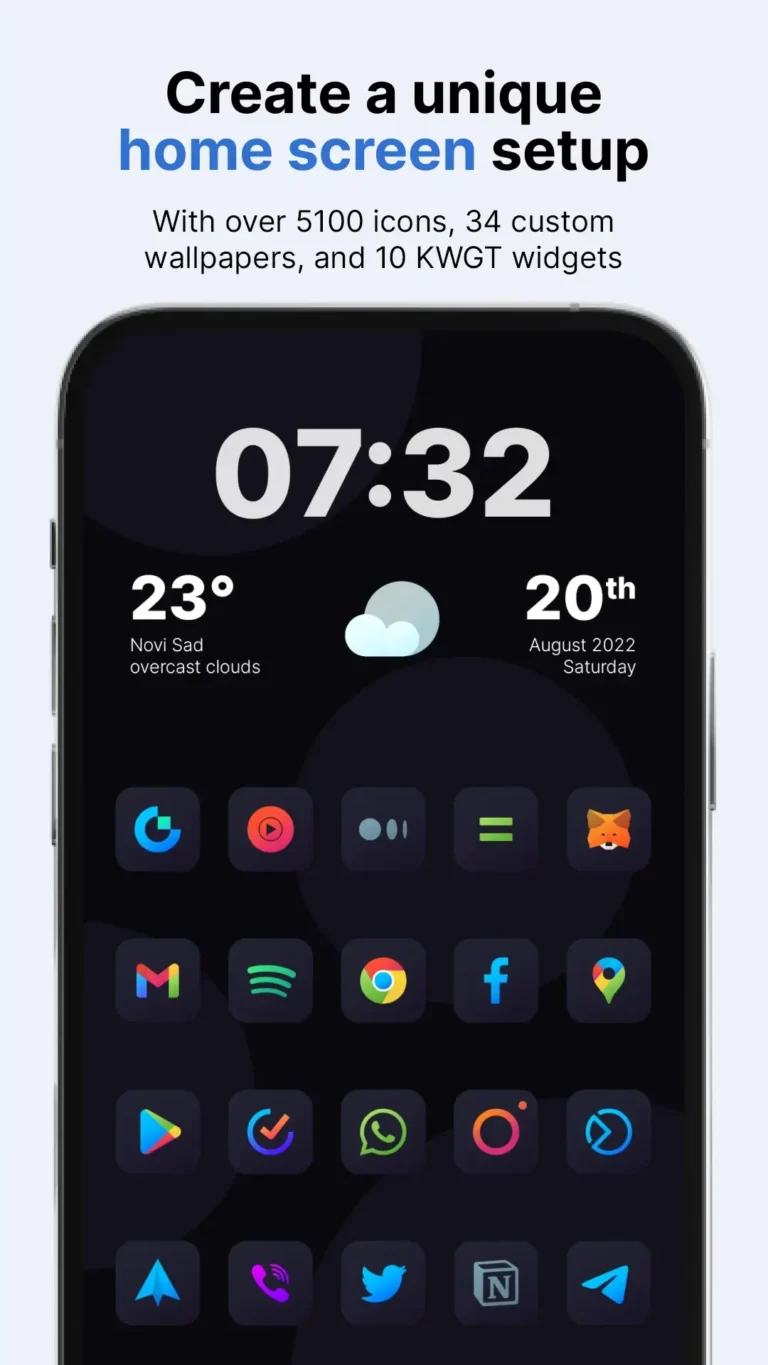 Nova Dark Icon Pack MOD APK 1
