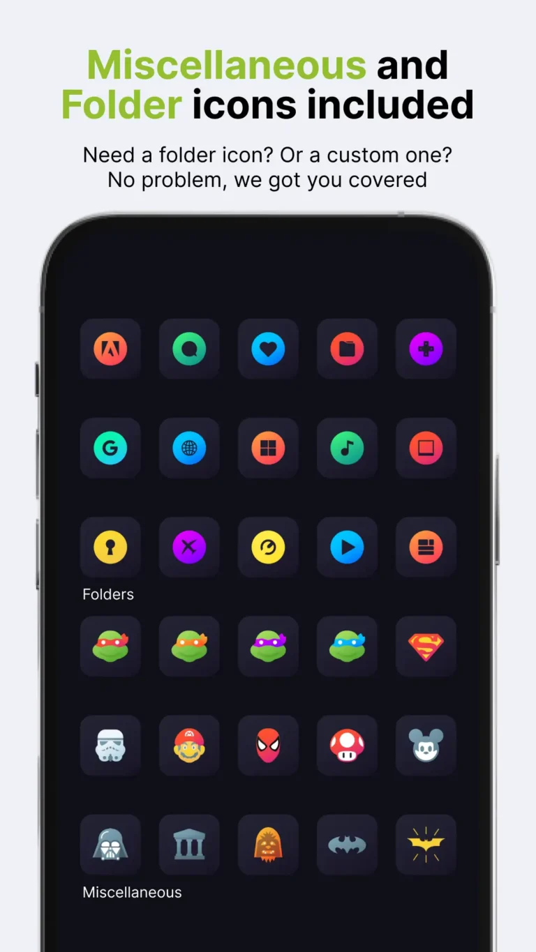 Nova Dark Icon Pack MOD APK 5