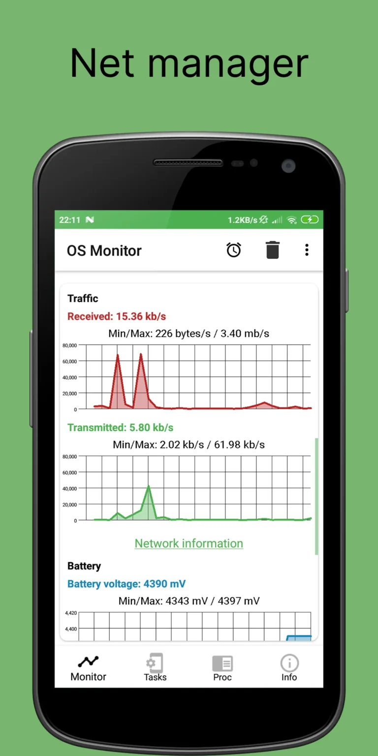 OS Monitor Tasks Monitor MOD APK 3