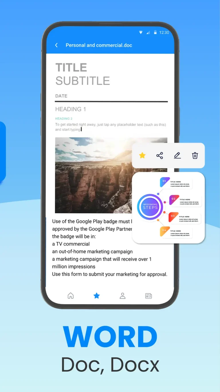 Office Word Reader Docx Viewer MOD APK 2