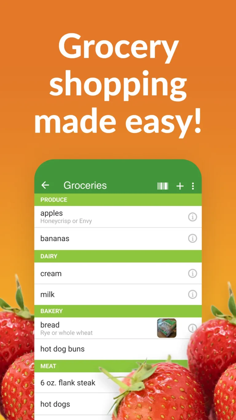 Our Groceries Shopping List MOD APK 1