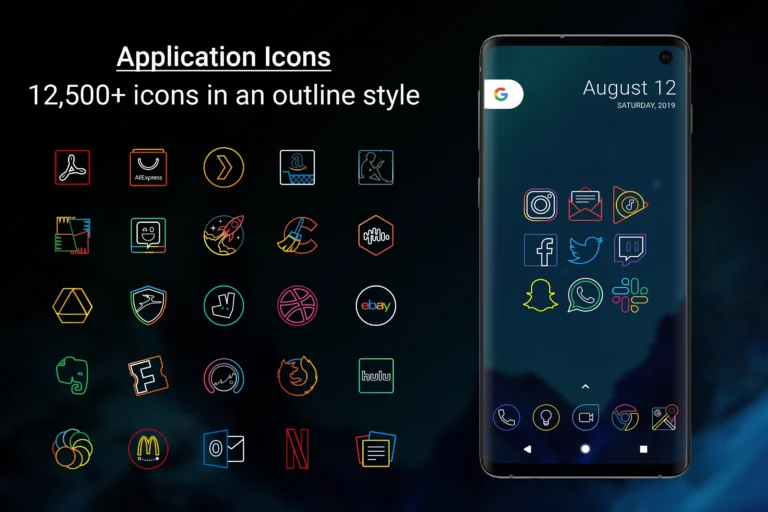 Outline Icons Icon Pack MOD APK 2