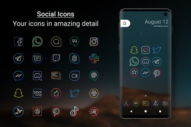 Outline Icons Icon Pack MOD APK 4