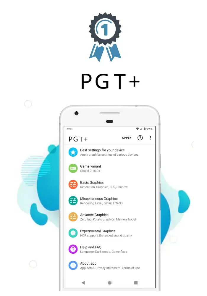PGT+ Pro GFX & Optimizer MOD APK 1
