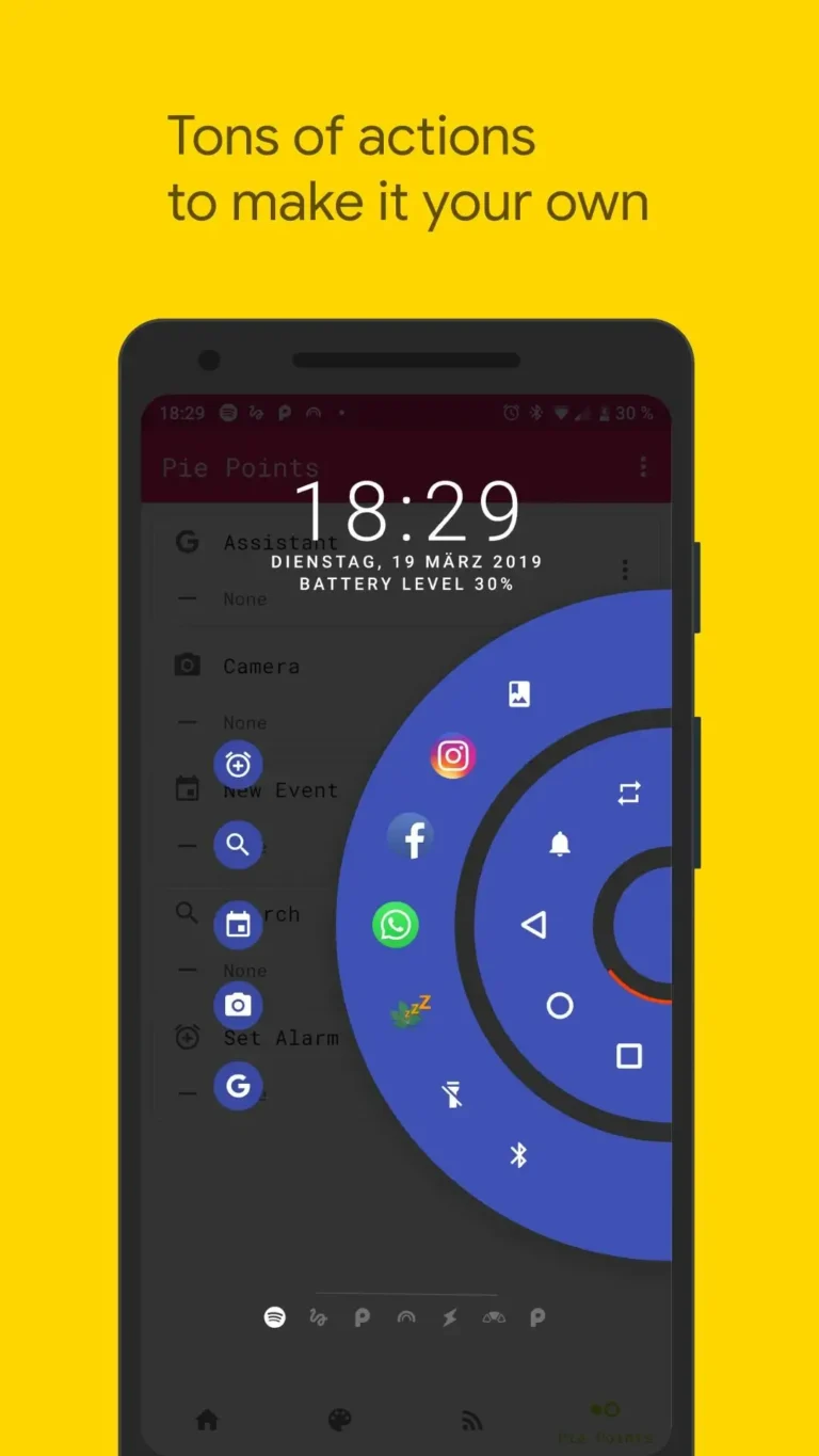 Pie Controls Gestures MOD APK 3