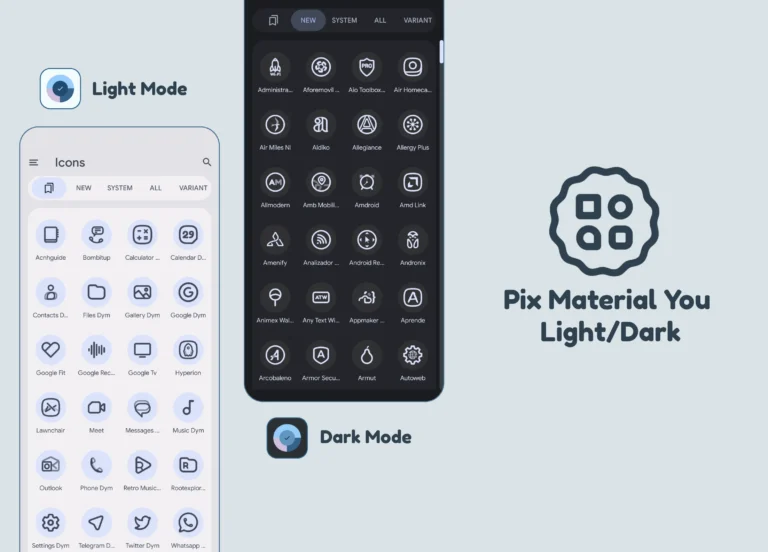 Pix Material You Light Dark MOD APK 1