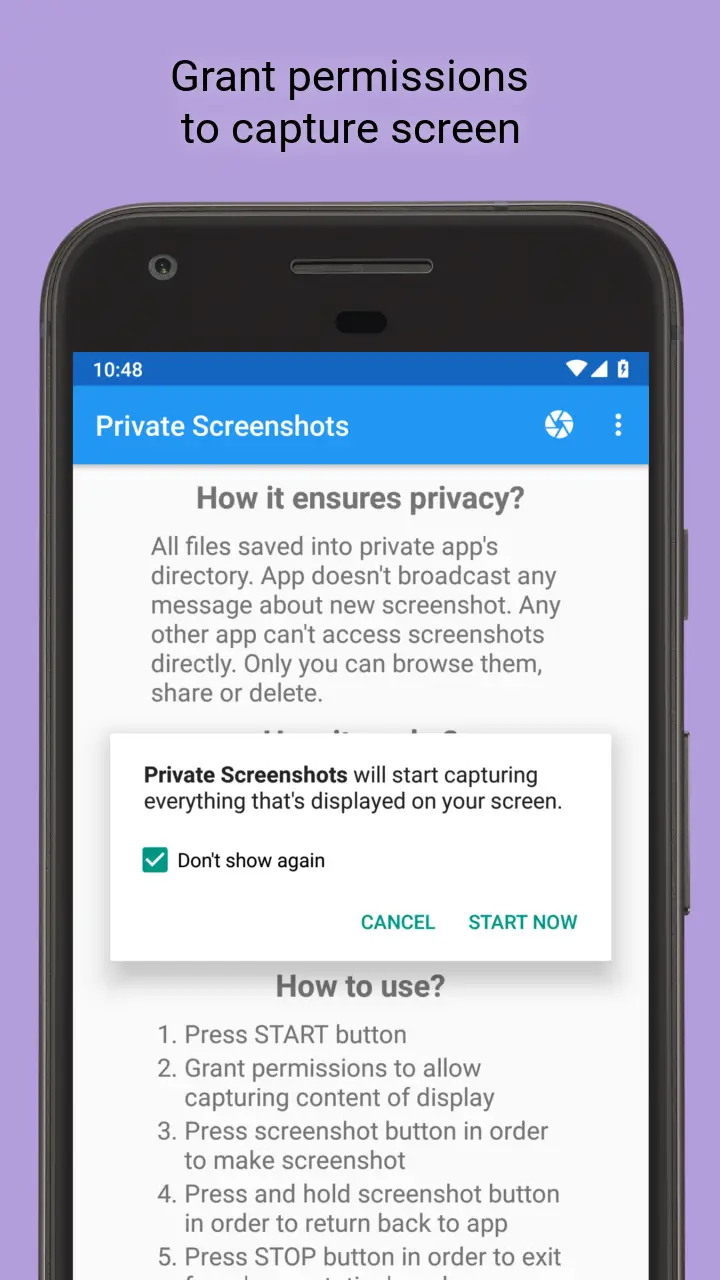 Private Screenshots MOD APK 1