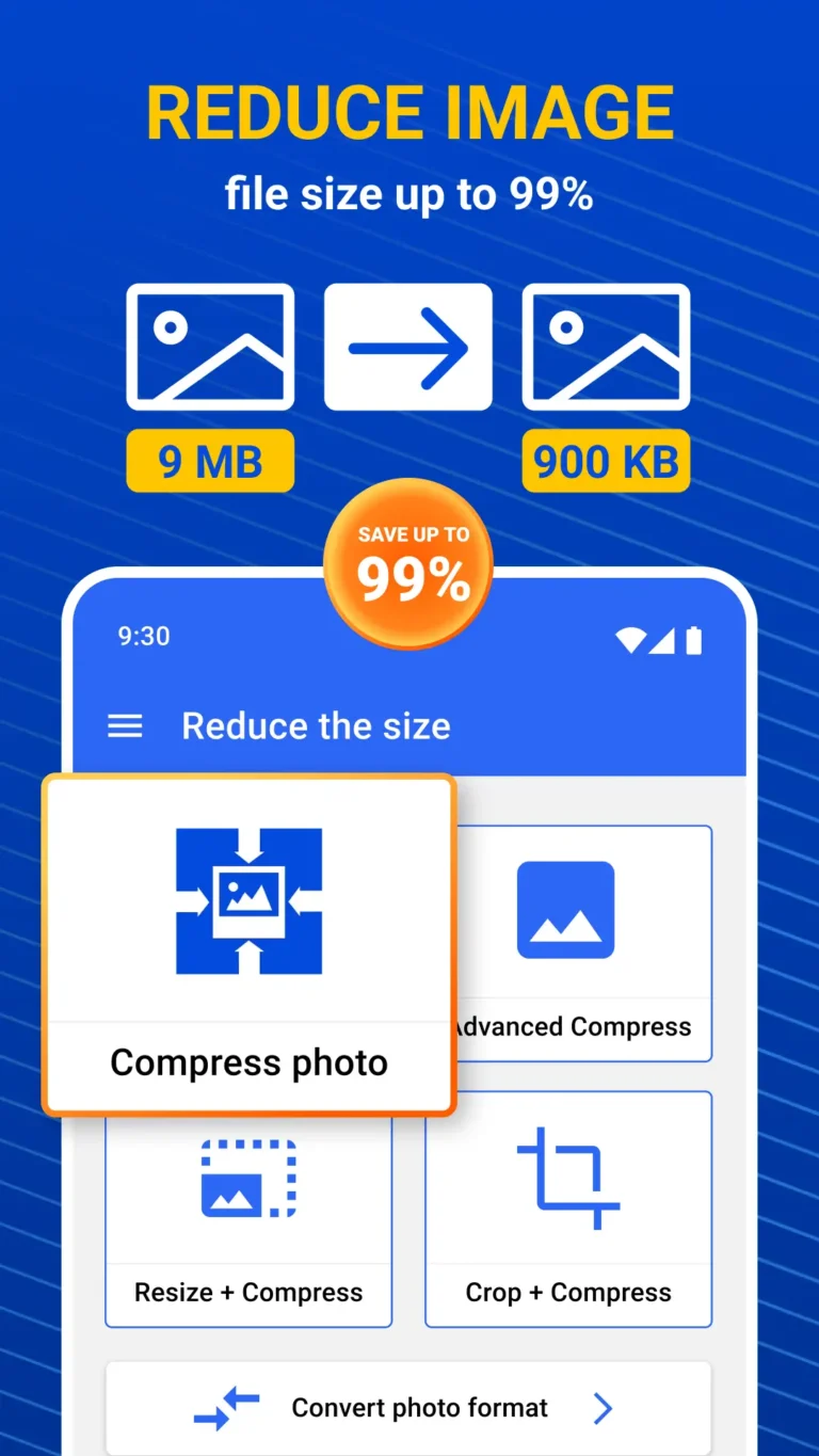 Reduce Photo Size MOD APK 1