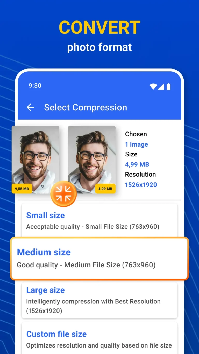 Reduce Photo Size MOD APK 2