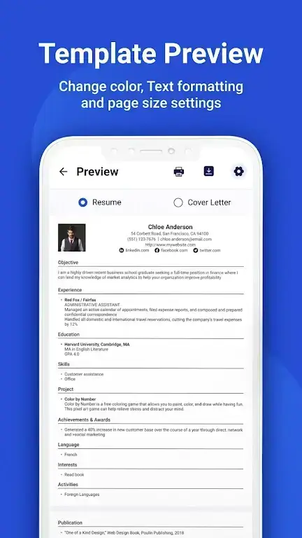 Resume Builder & CV Maker MOD APK 2