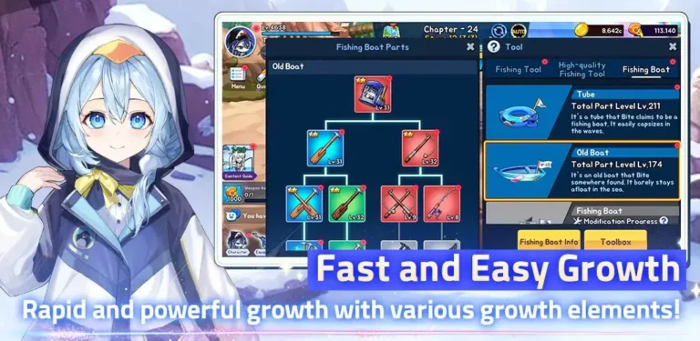 SHARK GIRLS IDLE RPG MOD APK 2