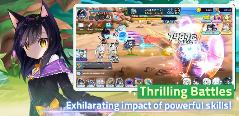 SHARK GIRLS IDLE RPG MOD APK 3