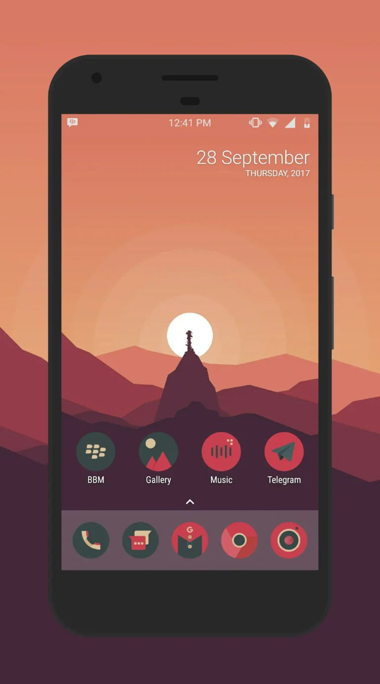 Sagon Circle Dark Icon Pack MOD APK 1