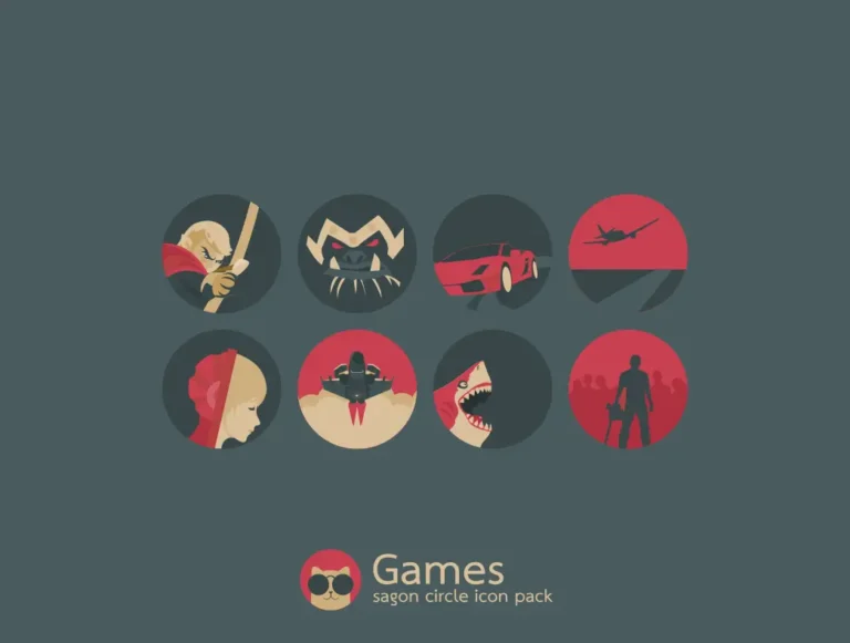 Sagon Circle Dark Icon Pack MOD APK 4