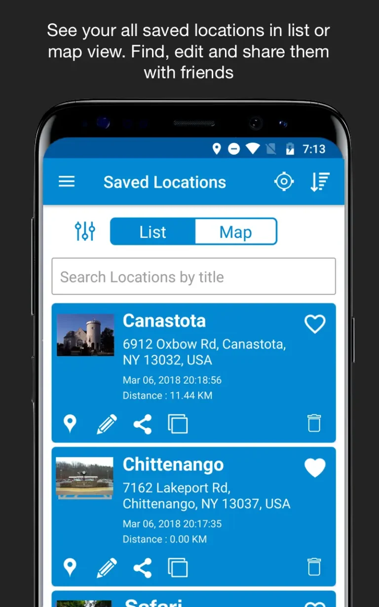 Save Location GPS MOD APK 3