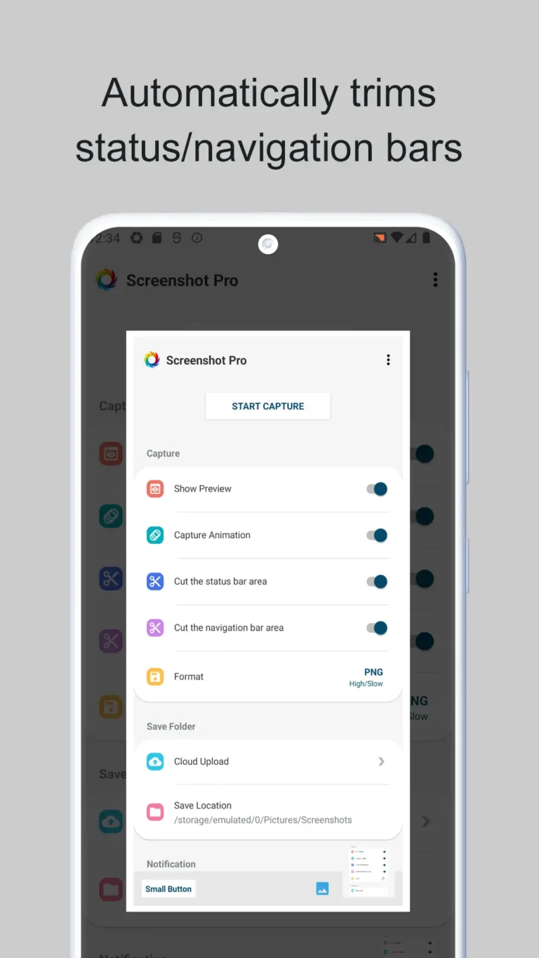Screenshot Pro Auto Trimming MOD APK 3