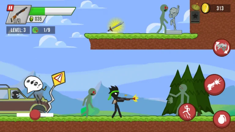 Stickman Vs Zombies MOD APK 1