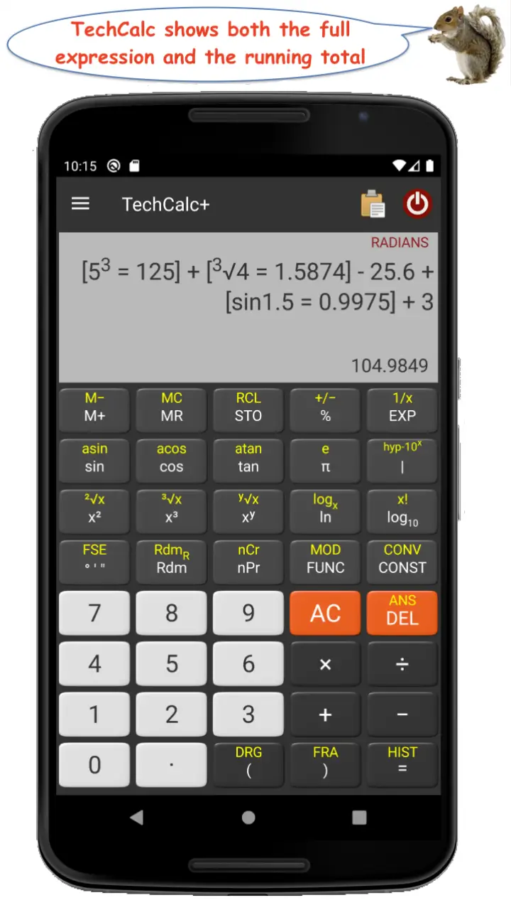 TechCalc+ Calculator MOD APK 1