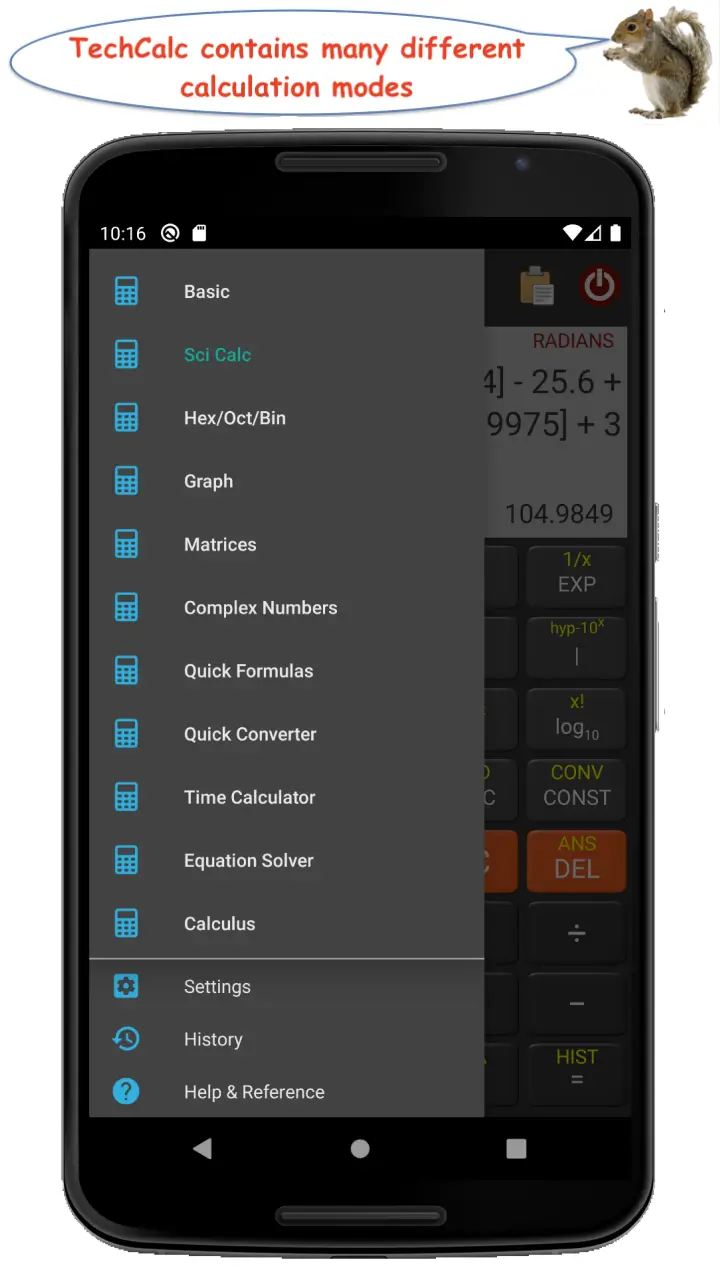 TechCalc+ Calculator MOD APK 3