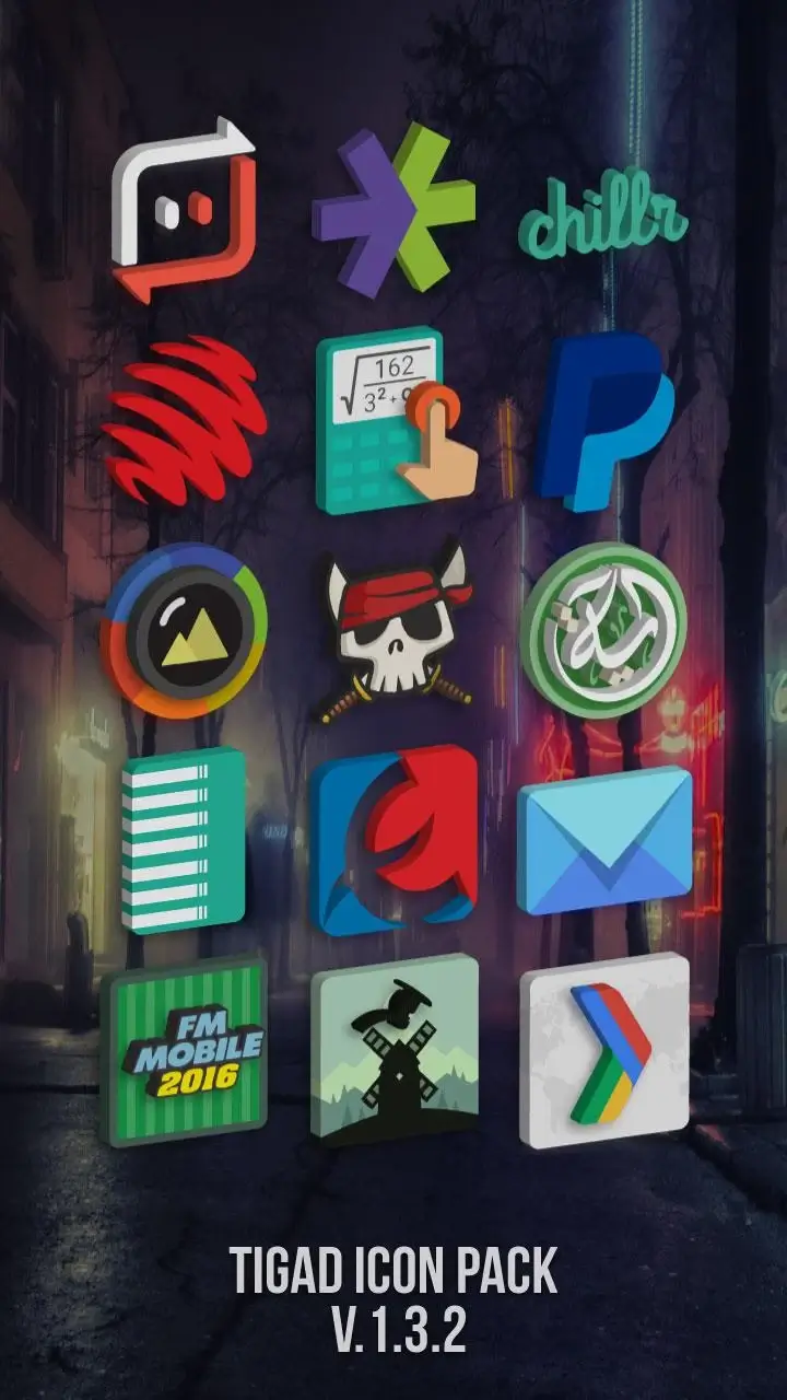 Tigad Pro Icon Pack MOD APK 2