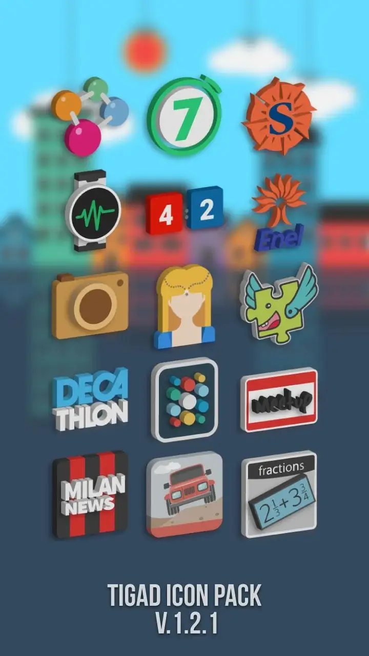 Tigad Pro Icon Pack MOD APK 4