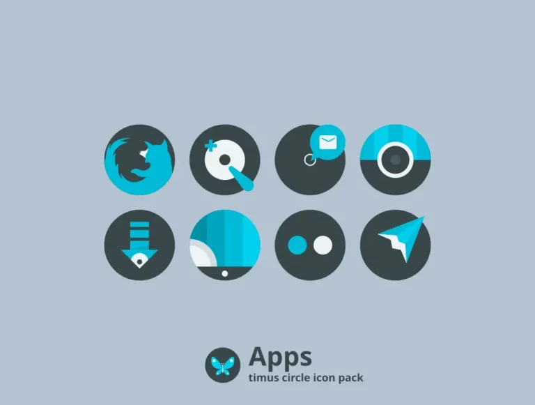 Timus Spin Dark Icon Pack MOD APK 1