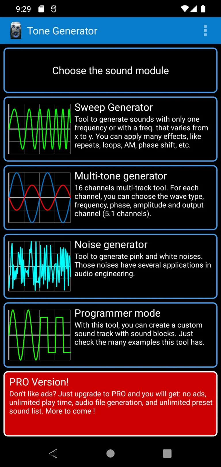 Tone Generator PRO MOD APK 1