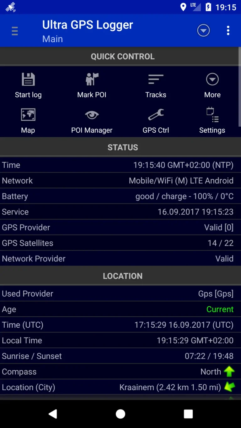 Ultra GPS Logger MOD APK 1