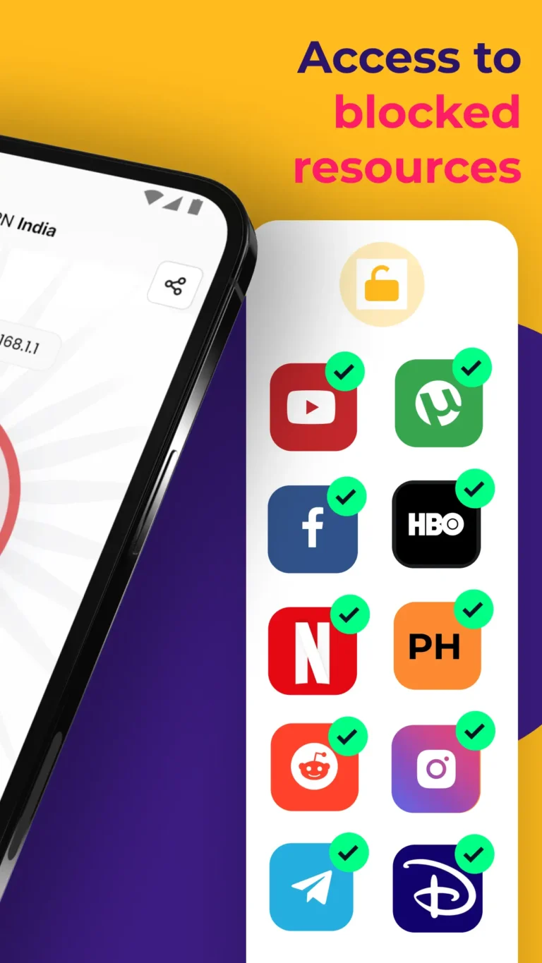 VPN India MOD APK 3