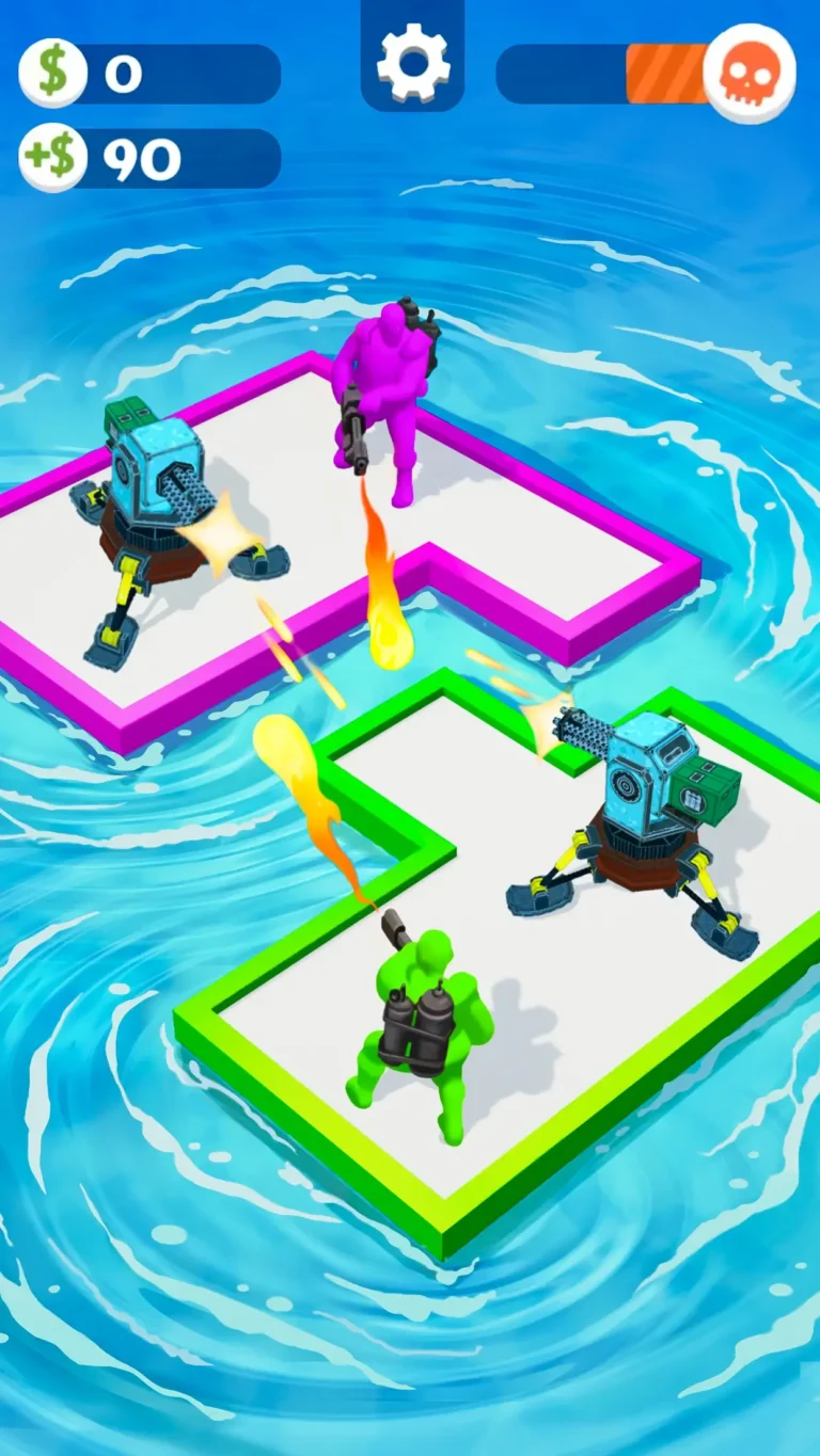 War Of Rafts Crazy Sea Battle MOD APK 3